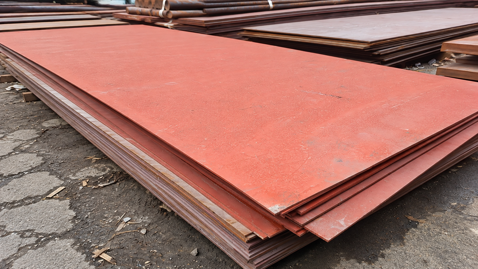 Steel plates in stock